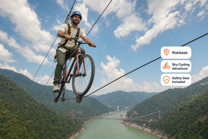 Sky Cycling Adventure at Himalayan Adventure Park, Rishikesh
