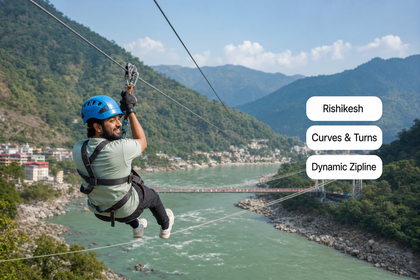 Thrilling Roller Coaster Zipline Experience in Rishikesh