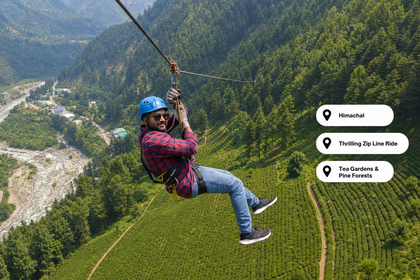 Zip Lining Adventure at Himalayan Adrenaline, Himachal