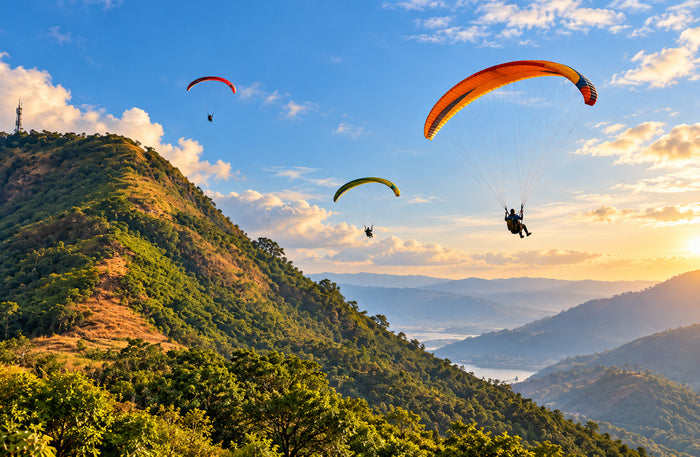 Breathtaking 10-Minutes Tandem Paragliding Experience in Kamshet with Free Video and Photos