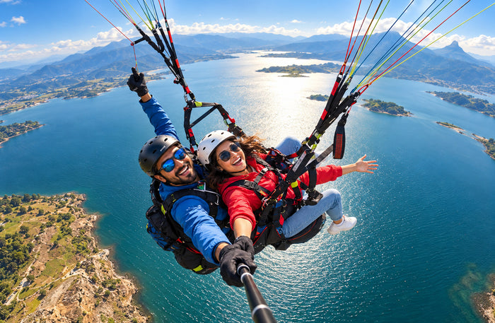 Gravity-Defying Acro Tandem Paragliding Adventure Above Kamshet GoPro Photos and Video