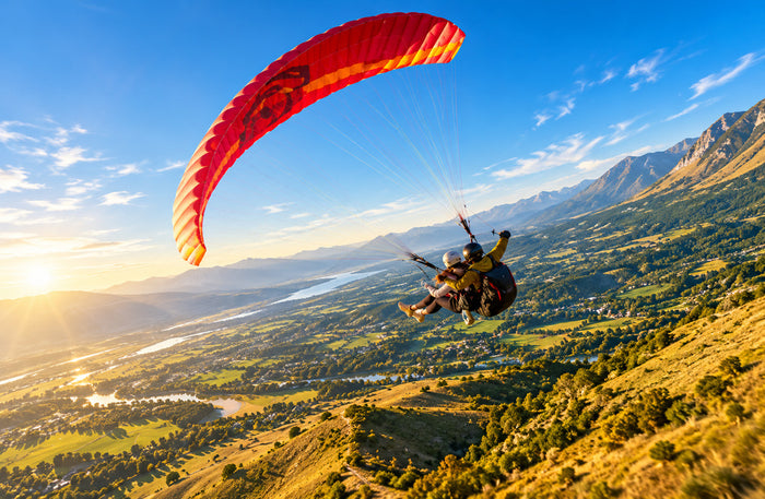 Scenic 5–10 Minute Tandem Paragliding Flight Over Jim Corbett