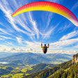 Scenic Tandem Paragliding Flight with Ropeway Ride Over Solang Valley