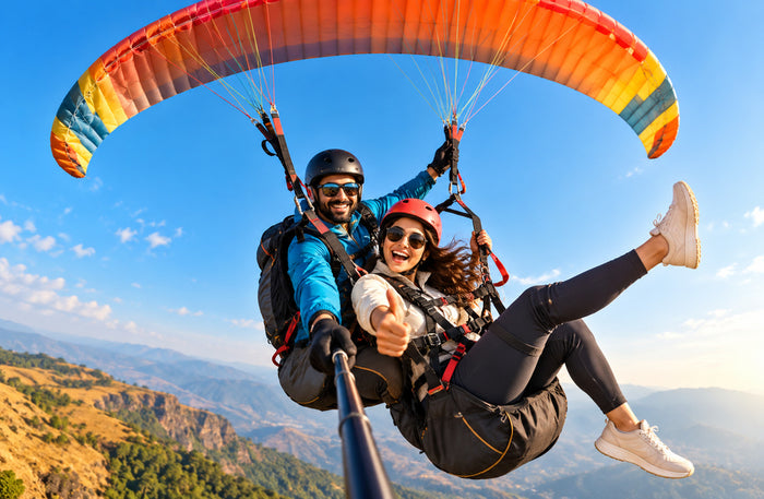 Epic Tandem Paragliding Weekend Flight Above Kamshet and The Sahyadri Hills