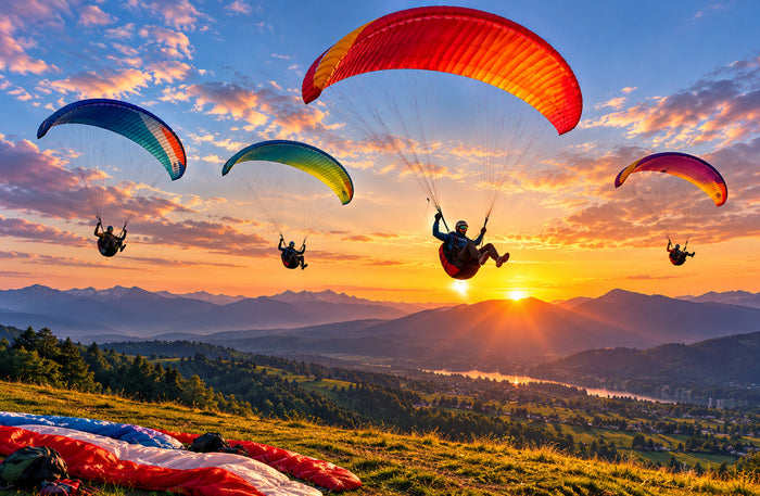 Panoramic 20-Minute Tandem Paragliding Adventure Over Bir-Billing with Himalayan Views