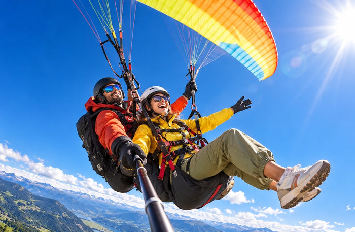 Unforgettable Tandem Paragliding Experience in Khajjiar with Free Video