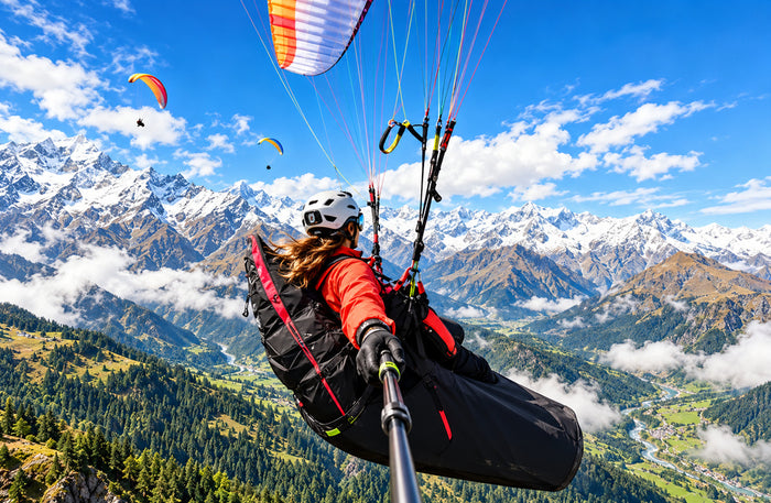 Unforgettable 10-Minute Tandem Paragliding Experience Above Kullu Valley Manali