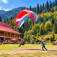 Scenic Tandem Paragliding Flight with Ropeway Ride Over Solang Valley