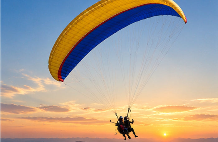 Scenic Tandem Paragliding Flight Above Jodhpur's Desert Landscapes