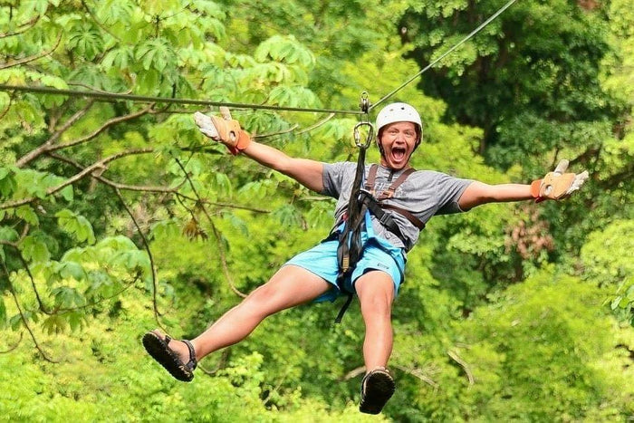 Zipline in Suwakholi, Mussoorie