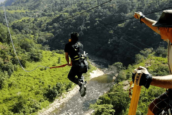 Valley Rope Jump in Rishikesh by Jumpin Heights
