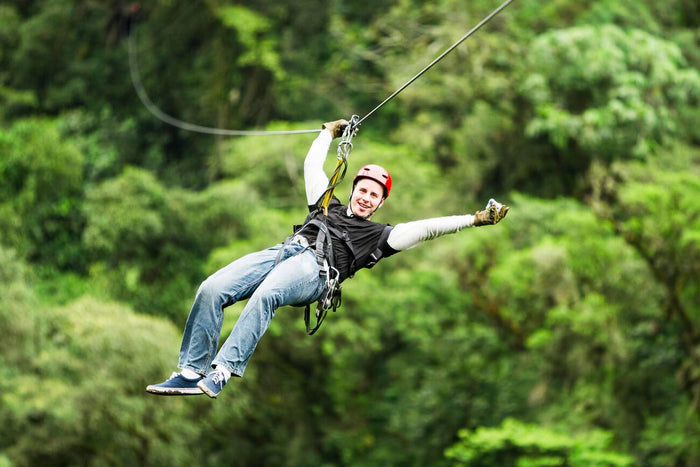 Zipline in Suwakholi, Mussoorie