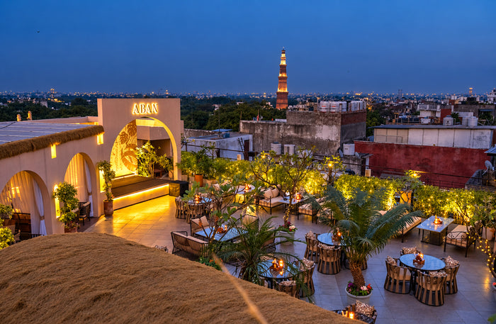 Aban by Thai High New Delhi - Romantic Rooftop Dining Experience for Two