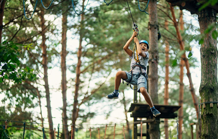 Zipline in Suwakholi, Mussoorie