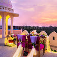 Romantic open air dinner
