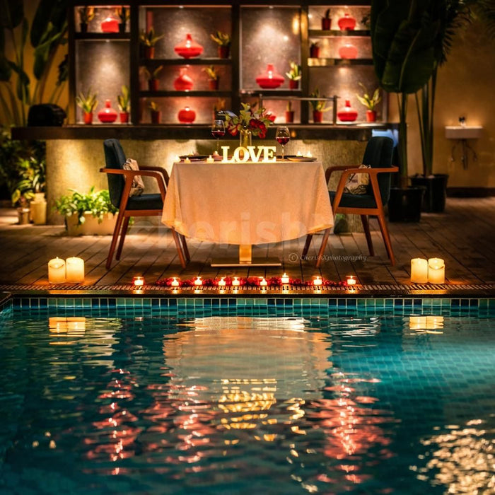 Romantic Poolside Dining at Expo Inn
