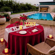 Romantic Poolside Dining by Hilton