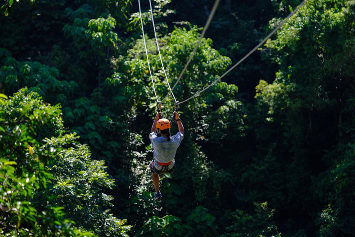 Ziplining at Kikar Lodge, Punjab