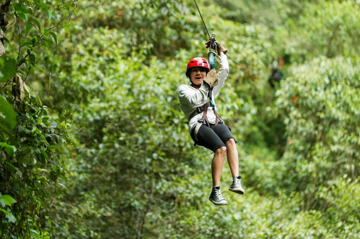 Ziplining at Kikar Lodge, Punjab