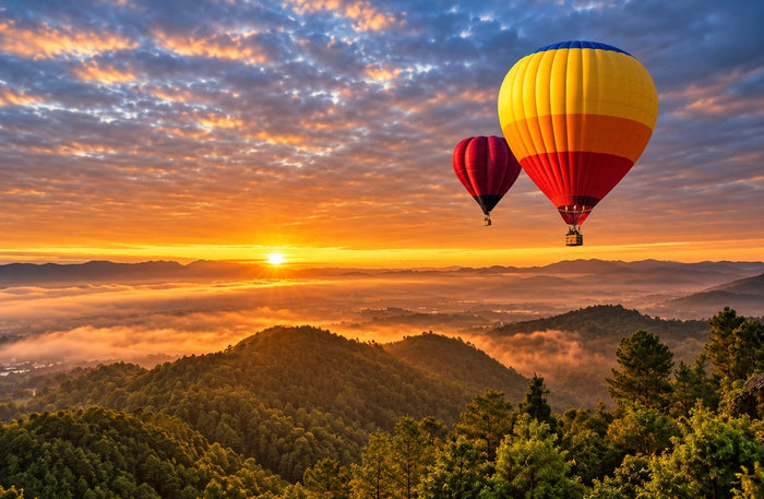 Hot Air Balloon Adventure Gift Box: Discover Stunning Landscapes from the Skies Across India