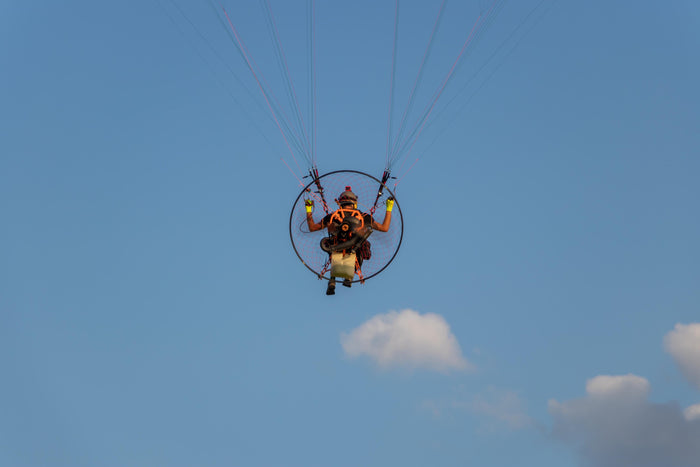 Powered Paragliding at Colva Beach, Goa