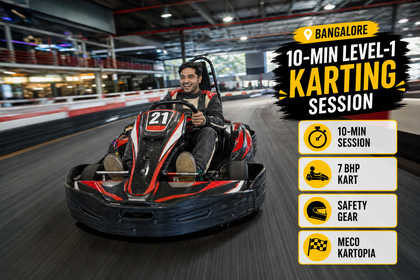 High-Speed 10-Minute Indoor Karting in Bengaluru