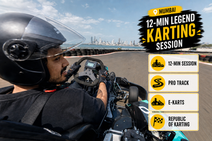 Adrenaline-Fuelled 12-Minute Legend Karting Experience in Mumbai