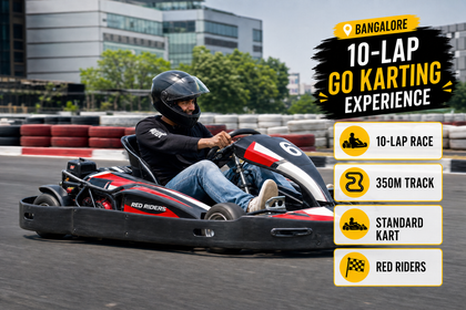 Heart-Racing 10-Lap Go Karting Experience at Red Riders, Bengaluru