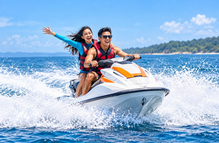 Exhilarating Jet Ski and Water Sports Adventure with ATV Ride and Hot Springs Bath in Tattapani