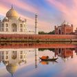 Boat Ride at the Taj Mahal