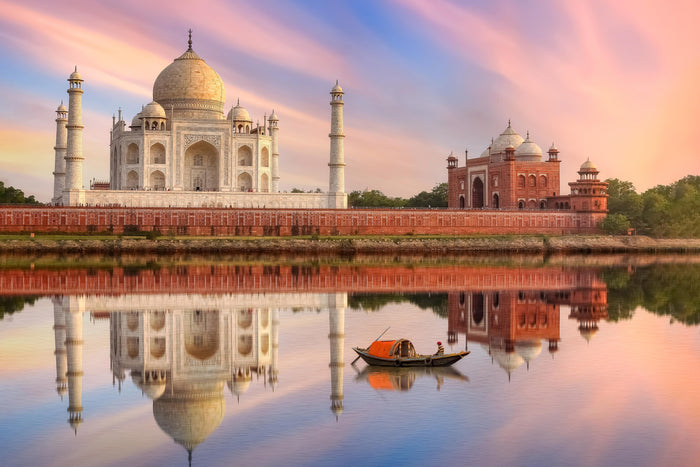 Boat Ride at the Taj Mahal
