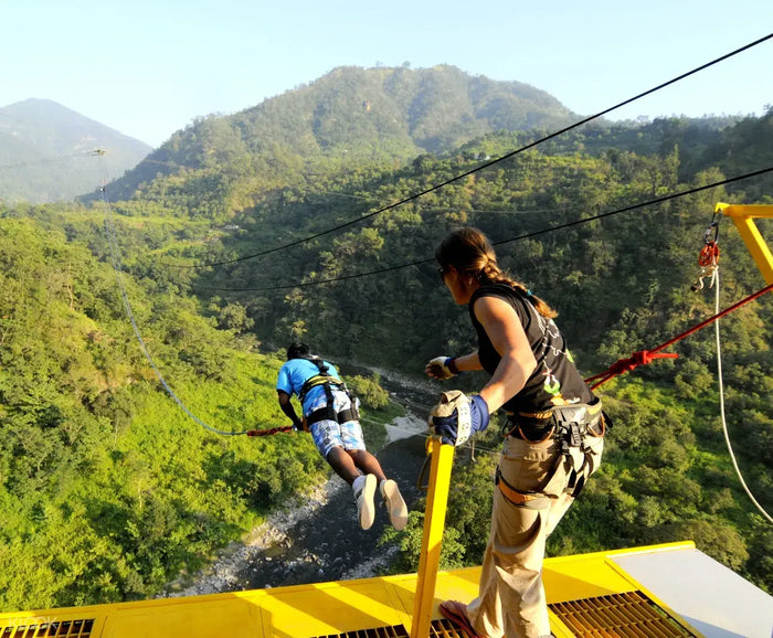 Valley Rope Jump in Rishikesh by Jumpin Heights