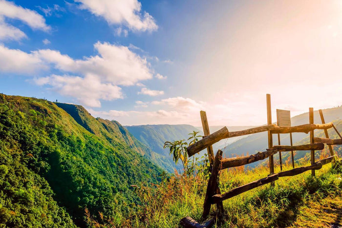 Zipline in Mawkdok, Meghalaya